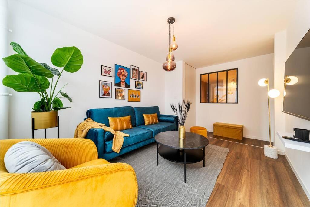 Le Cocon Retro-Chic A La Capitale Apartment Saint-Denis Luaran gambar